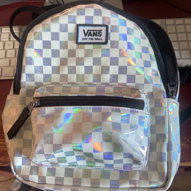 Holographic vans backpack top