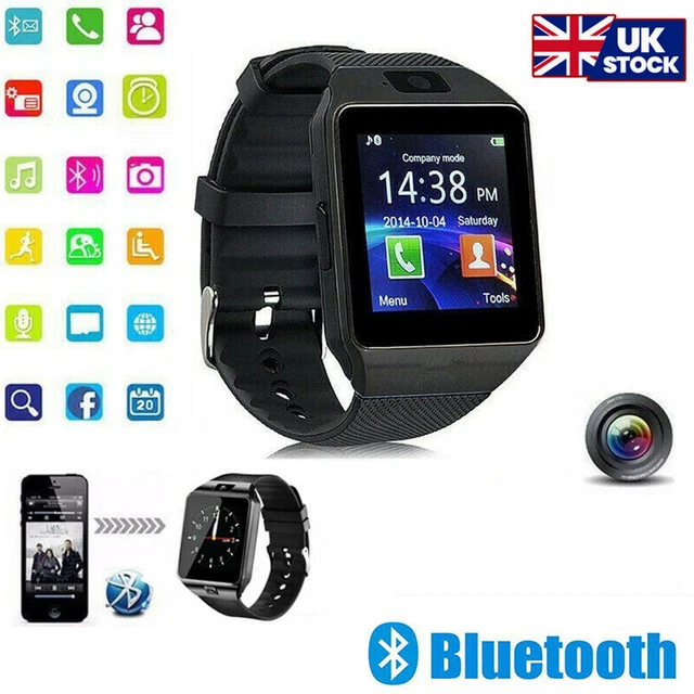 New Latest 2021 DZ09 Smart Watch Phone Camera Bluetooth iOS & Android Compatible