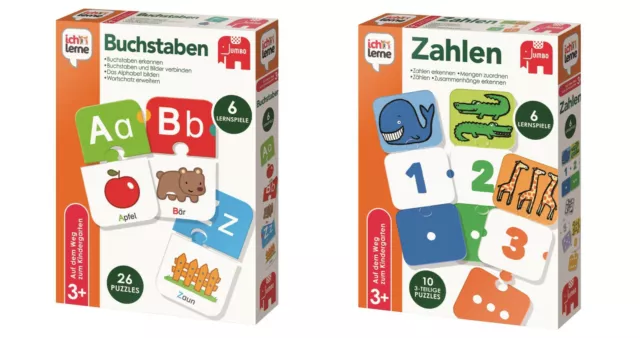 Jumbo Lernspiele - Buchstaben - Zahlen - Ich Lerne # Neu Ovp
