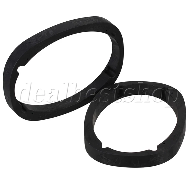 10pcs 6" x 9" Solid Elliptical Speaker Spacer Adapter 1" Depth Bracket Holder