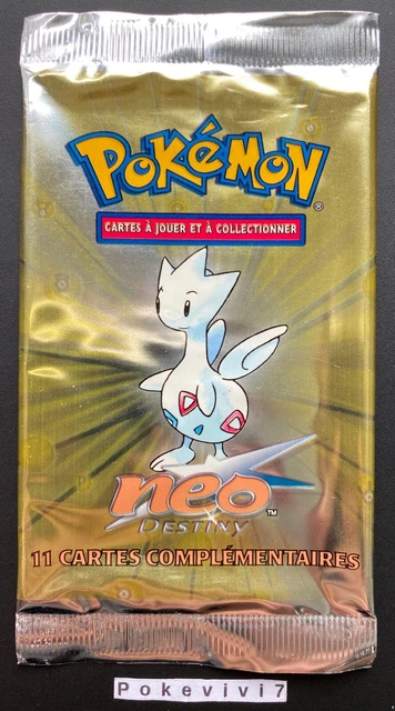 BOOSTER Wizards Pokemon Néo Destiny TOGEPI Vide / Empty / Open / NO CARDS !