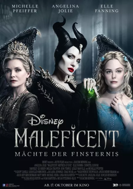 Maleficent 2 original XXL Kinoplakat DIN A0 Poster 119cm Neu Angelina Jolie