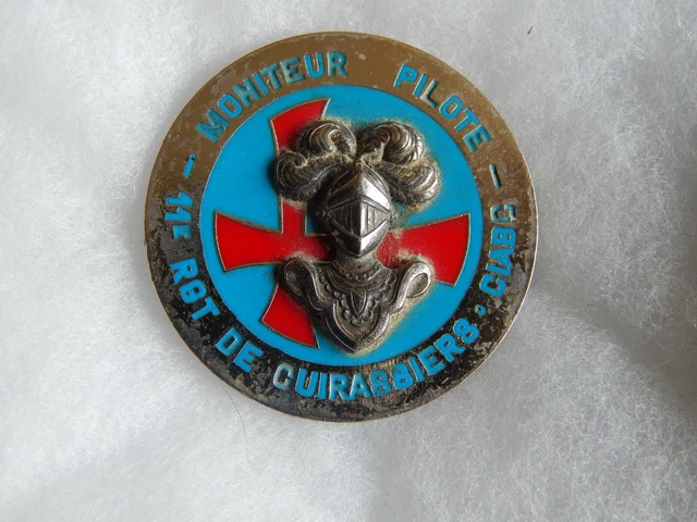 Patch Ancien 1er RCC Chasseurs à Cheval – Insigne Cavalerie Modèle 1945 (losange, France)