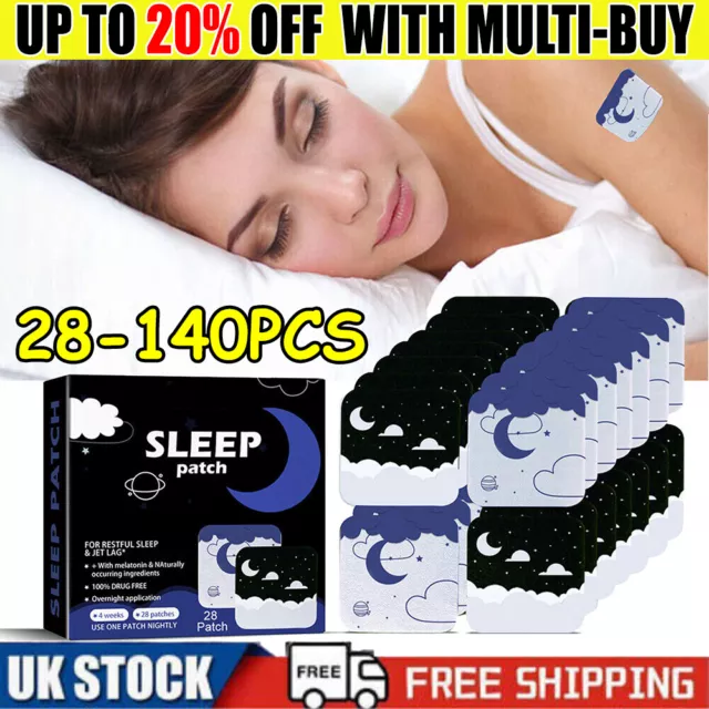 28/140PCS Safe Sleep Patches Natural Sleeping Improve Aid Patch Care Adults Rest