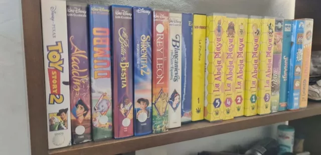 Lote De Peliculas Vhs De Disney