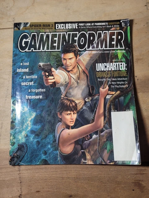 GAME INFORMER MAGAZINE Issue #168 Uncharted: Drake's Fortune April 2007 ...