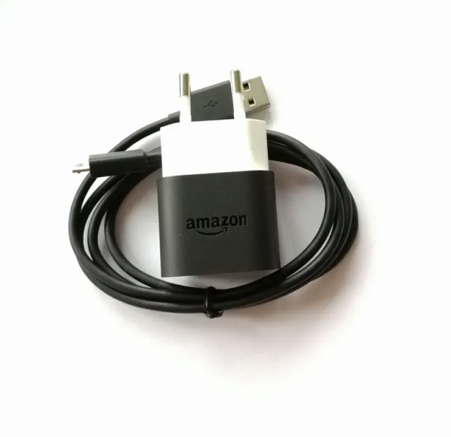 EU 5W PowerFast AC Adapter Charger + Micro USB data cable For Amazon Kindle Fire 2