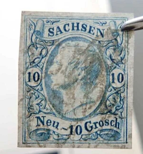 Sachsen Alte Sammlung Ab Nr.2 Mit Teils Ausgesucht Schönen Stücken