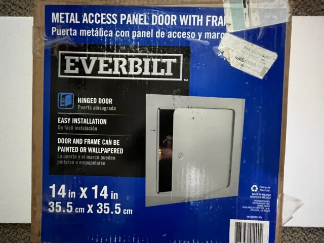 New-EVERBILT Metal Access Panel Door with Frame,14"x14" Model 417 785
