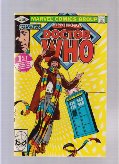 Marvel Premiere Featuring Dr. Who #57 - Walt Simonson Cover! (8.5/9.0) 1980