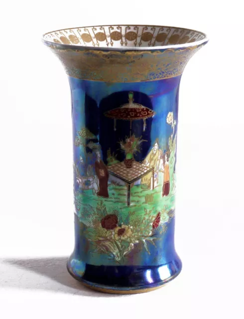 Carlton Ware (Wiltshaw And Robinson)  Small Lustre Ware Vase (Chinoiserie Design