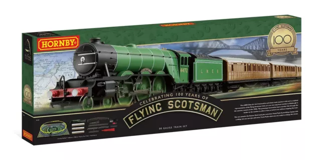 Hornby R1255M The Flying Scotsman Train Set NEW, BOXED