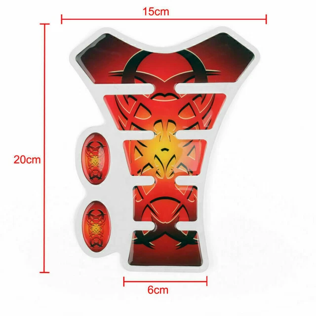 Protection Réservoir Moto Carbone 3D – Autocollant Anti-Rayures Pour Honda CBR600 F2 F3 F4 F4i, CBR1000RR, VFR, CB1300 & Plus