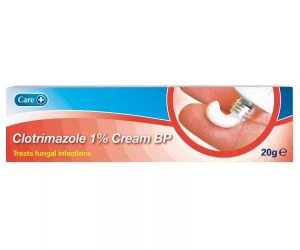 Clotrimazole 1% Cream - 20g - Treats Fungal Infections