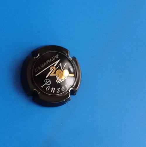capsule de champagne AN 2000 PERSO PONSON  sur 614 NOIR    rare !