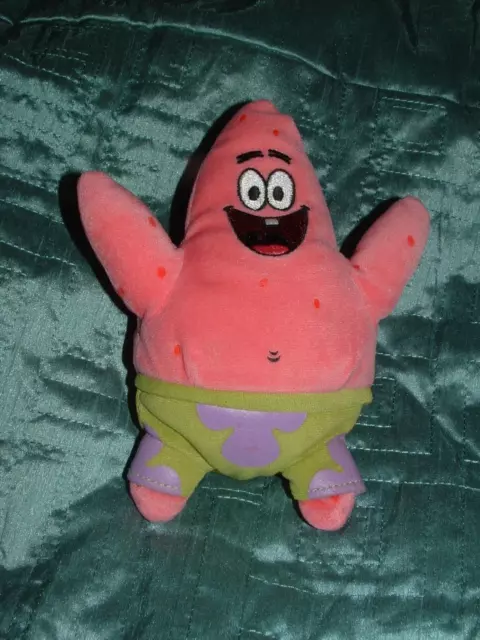 Spongebob Square Pants  6.5" Patrick Star Beanie Plush Soft Toy Ty Inc 2006