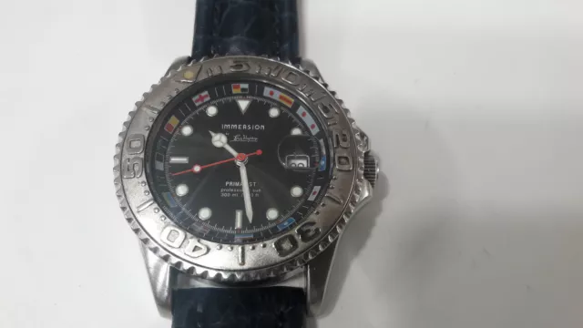 IMMERSION STENDARDO PRIMATIST SUB diver orologio uomo quartz batteria 38 mm EUR 79 00 PicClick IT