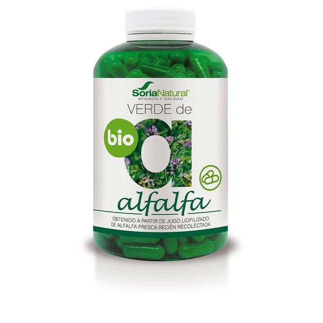 Ernährung Soria Natural unisex Grüne Alfalfa 630 mg 240 Kapseln