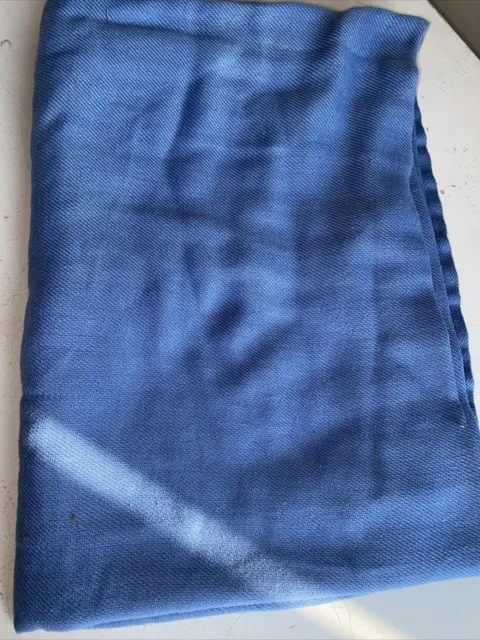 Delta Airlines First Class Throw Blanket, Blue, 60" x 45" (Brand New/Sealed)
