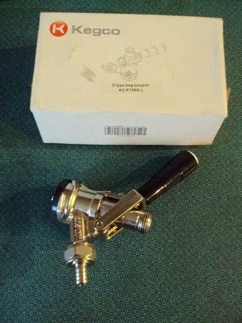 Beer, Kegco S type keg coupler, KC KT86S-L, In Box