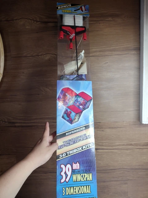 Tribox wingspan 3d spiderman kite
