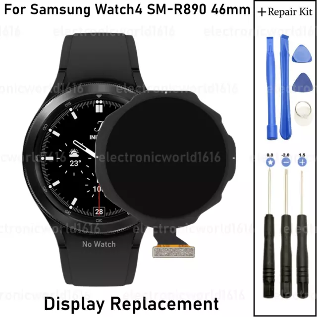 For Samsung Galaxy Watch4 Classic Bluetooth SM-R890 46mm Display Replacement NEW