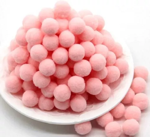 8 mm Pom Poms Baumwoll Kugeln zum nähen Basteln Kleine Bommel