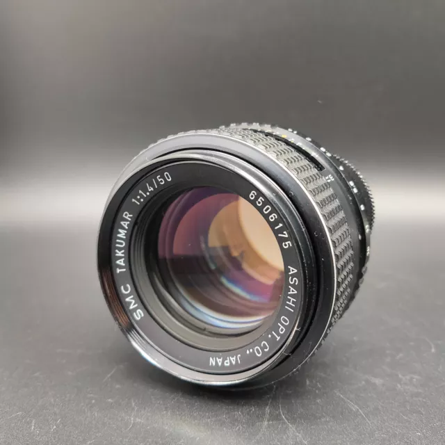 [ MINT ] Pentax SMC Takumar 50mm f/1.4 MF Standard Lens for M42 mount from JAPAN