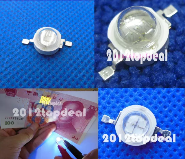 High Power 1W 3w 5w Ultra Violet UV 365-370nm / 395-400nm LED Lamp bead Emitter