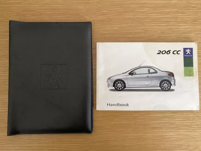 Peugeot 206 Cc Coupe/Cabriolet 2001 - 2007 Handbook - Owners Manual