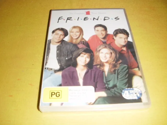 FRIENDS 1 COMPLETE First Season One = 4 DVD NEW & SEALED comedy TV