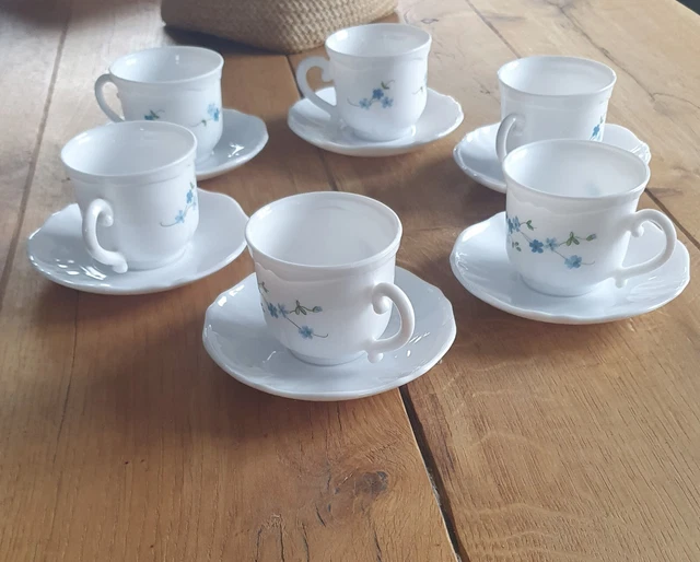 Lot De 12 Sous-tasses/soucoupes Lavazza - Diamètre 15,2 Cm, Porcelaine Blanche, Occasion