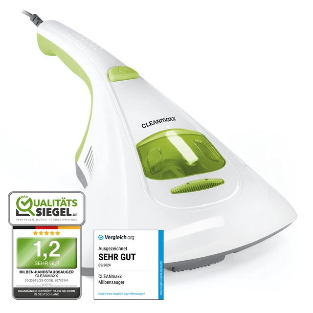 Hyla Wasserstaubsauger Milbenreiniger 2in1 – Akku-Staubsauger Mit  UV-C-Licht & Vibration Für Matratzen, Polster & Betten Für Matratzen Sofas  Bettwäsche