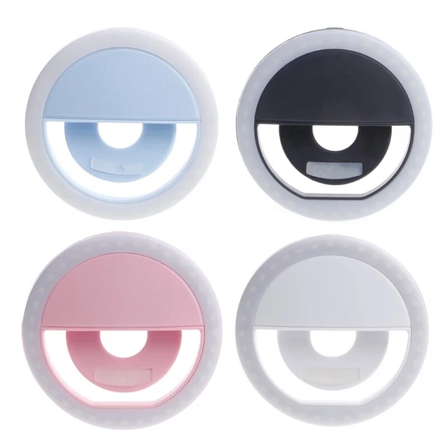 Teléfono de fotografía con luz de relleno LED portátil selfie para teléfono