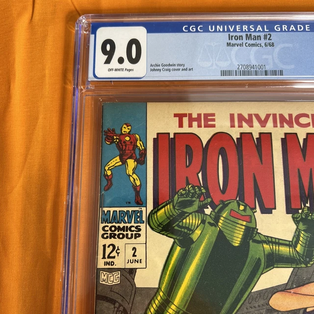 Invincible Iron Man 2 1968 CGC 9.0🔥🔥 2