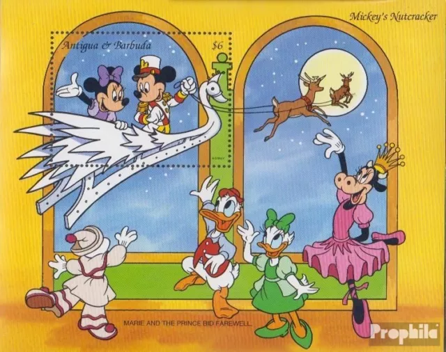 Antigua und Barbuda Block279 (kompl.Ausg.) postfrisch 1993 Walt-Disney-Figuren