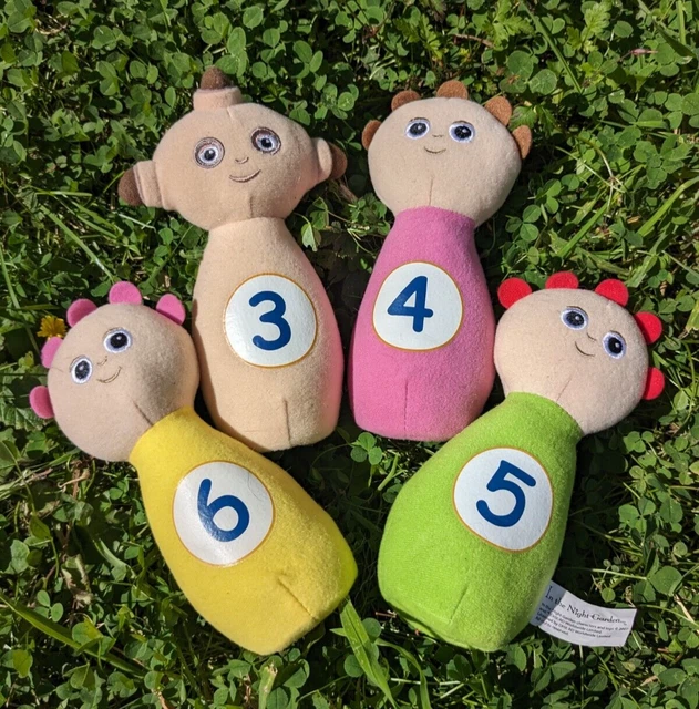 CBEEBIES IN THE Night Garden Soft Toy Plush Skittles Set Replacement cbeebies-in-the-night-garden-soft-toy-plush-skittles-set-replacement