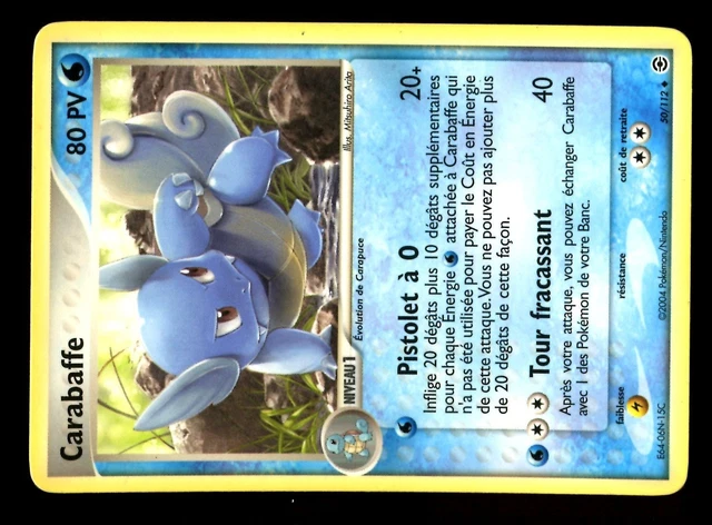 Pokemon Rf & Vf Unco N°  50/112 Carabaffe
