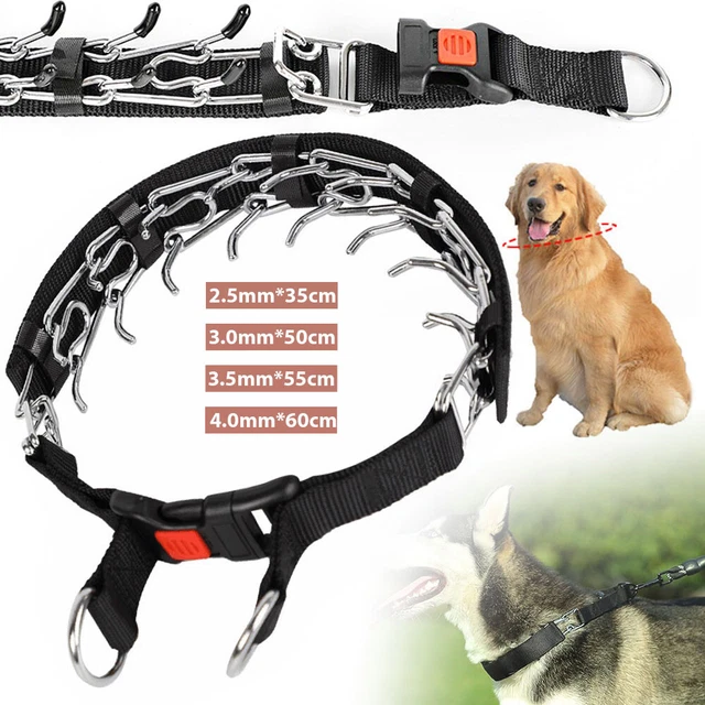 Choke Collar For Dogs Large Prong Collar Training Choke Chain Vs