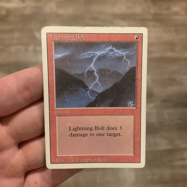 MTG LIGHTNING BOLT Revised Edition Regular Common 2.30 PicClick