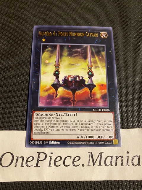 YU-GI-OH! NUMÉRO 4 : Porte Numeron Catvari MGED-FR086 EUR 1,00 ...