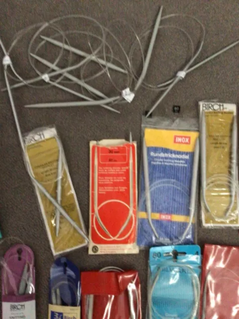 circular knitting needles - bulk lot - reduced to lowest 3