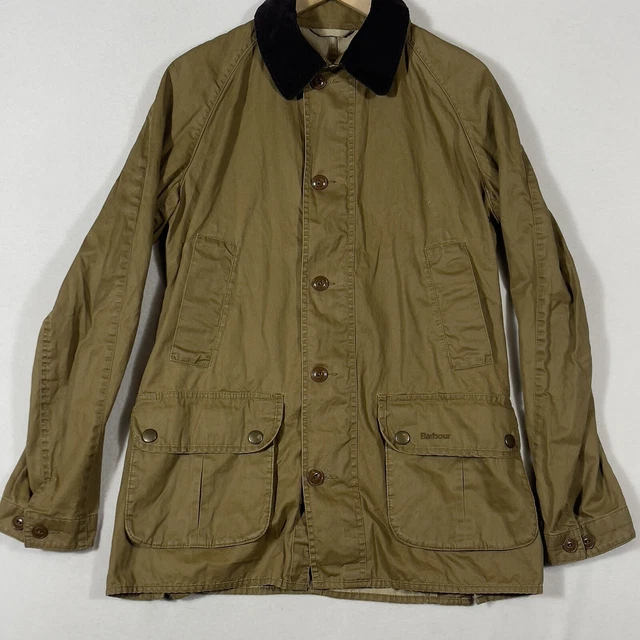 BARBOUR Jacket Grassdale Full Zip Coat Men’s Size Small Canvas BARBOUR Jacket Grassdale Full Zip Coat Men’s Size Small Canvas