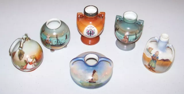 Royal Bayreuth LOT of 6 - Ship Boat Woman Themed