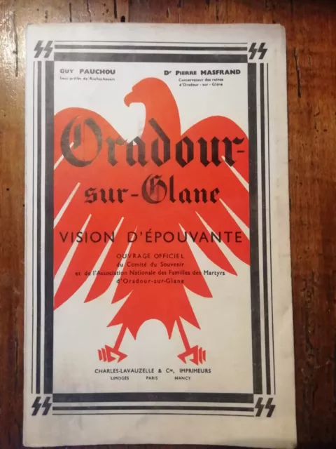 livres anciens Oradour-sur-Glane édition 1959