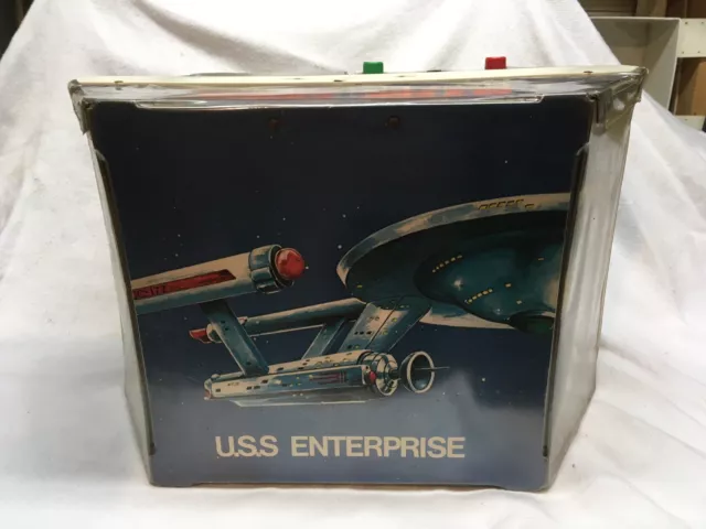 Star Trek U.S.S. Enterprise Bridge Case 51210 Mego 1975 (Rare Blue Bridge)