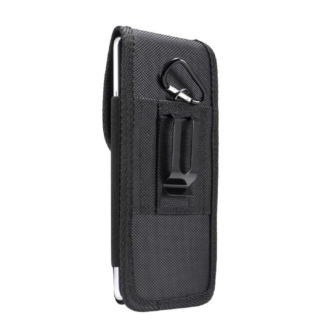 Étui Housse Pour Xiaomi Mi 9T (2019) - Mesh Nylon Noir - Fermeture Boucle - DFVmobile