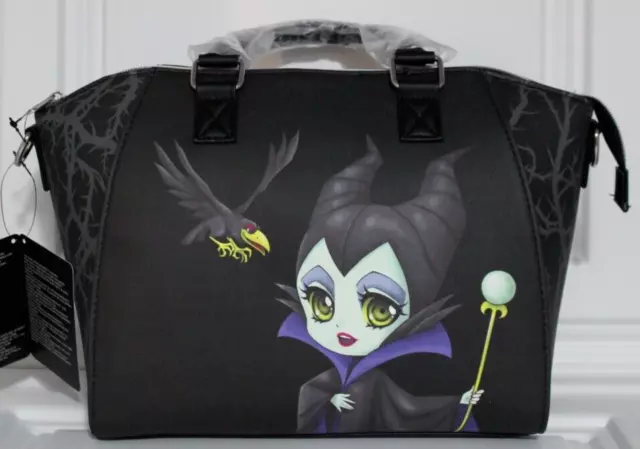 Disneys Loungefly Maleficent Dragon Sleeping Beauty Chibi Womens Purse Satchel 2