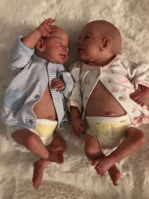 Limited Edition Enchanted Reborn Twins Ellie and Elias  Kesia Rayner