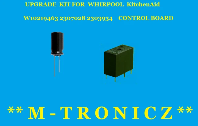 thumbnail image 2 of KitchenAid Whirlpool Refrigerator Control Board Repair Kit – W10219463 2307028 2303934 – Includes Ice Maker Control 2 of 5